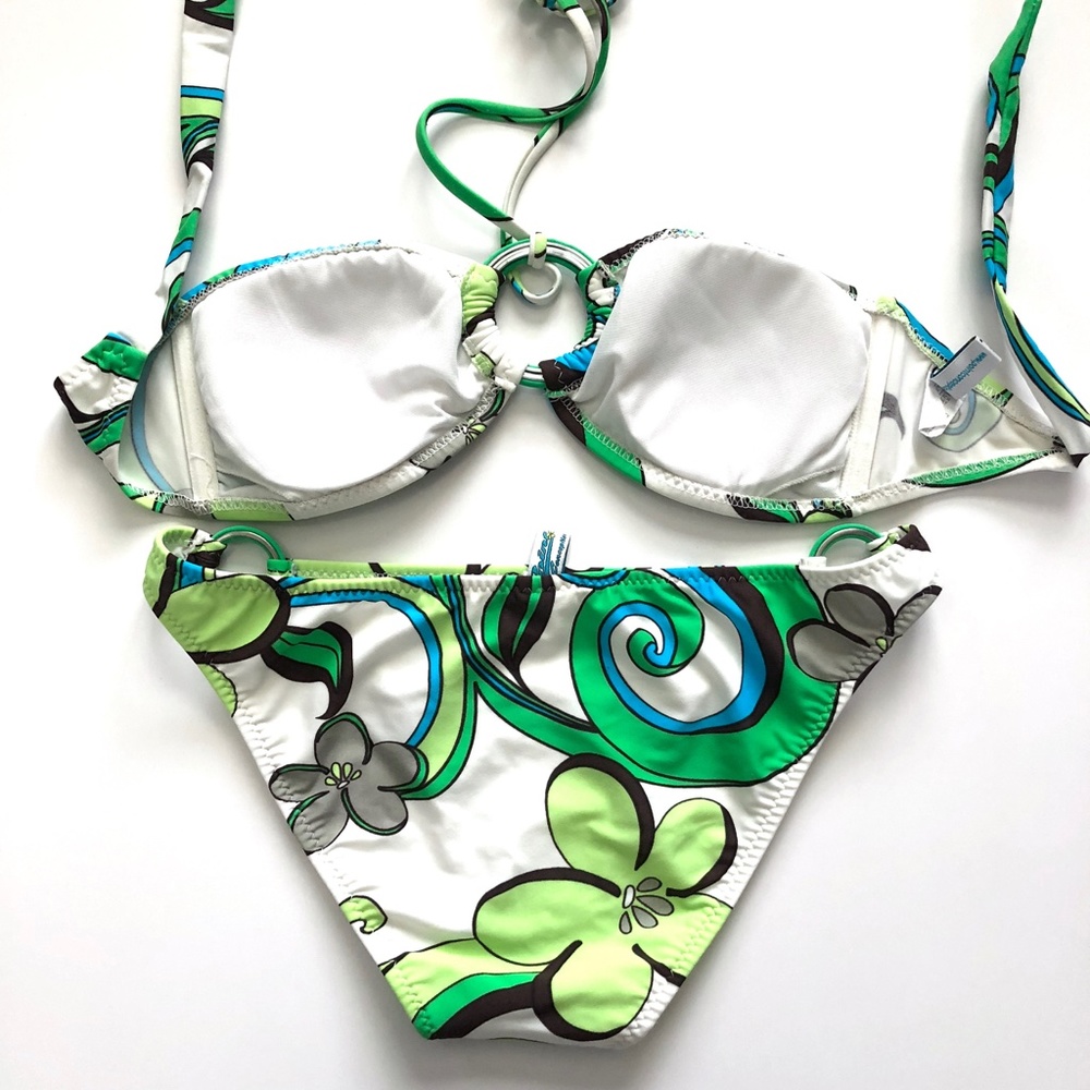 Point Conception Ring Bikini Swimsuit Set L - Picture 4 of 5
